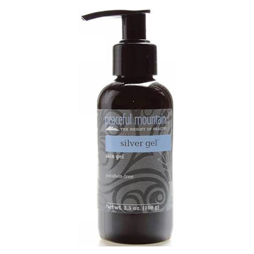 Peaceful Mountain, Silver Gel 40ppm, 3.5 Oz