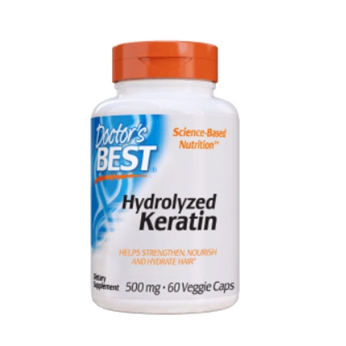 Doctors Best, Keratin, 500mg, 60 Veggie Caps