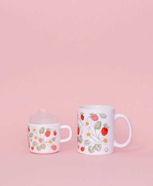 Helmsie - Strawberry Mama and Me Cup Set