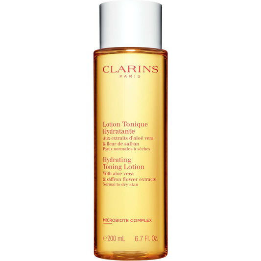 Clarins Hydrating Toning Lotion Alcohol Free Extract Organic Aloe Vera 200ml NEW