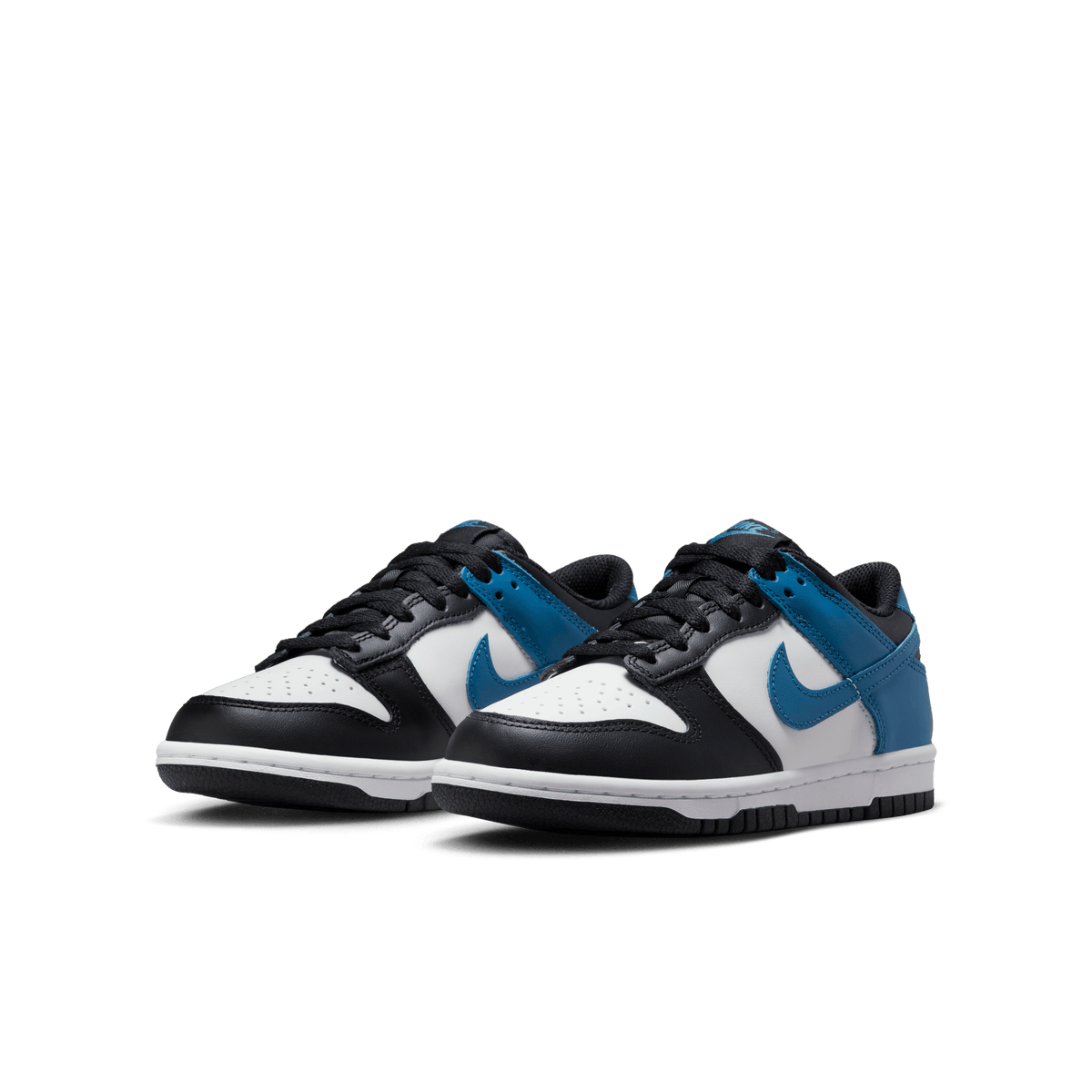 Big Kids Nike Dunk Low Industrial Blue Black White