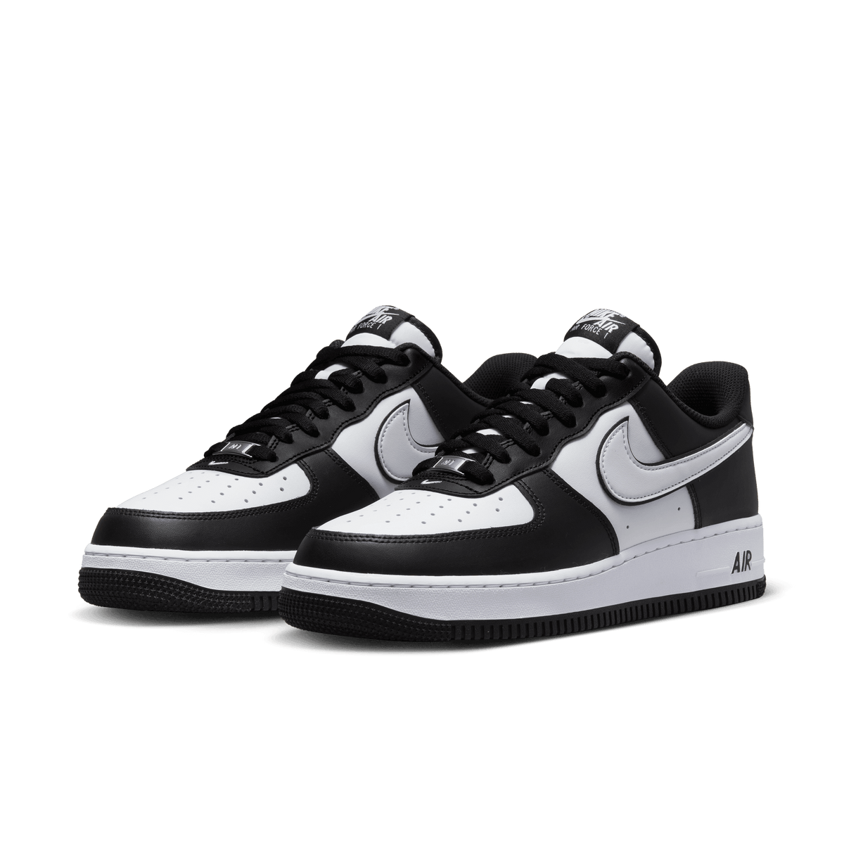Mens Air Force 1 07 White Swoosh Panda