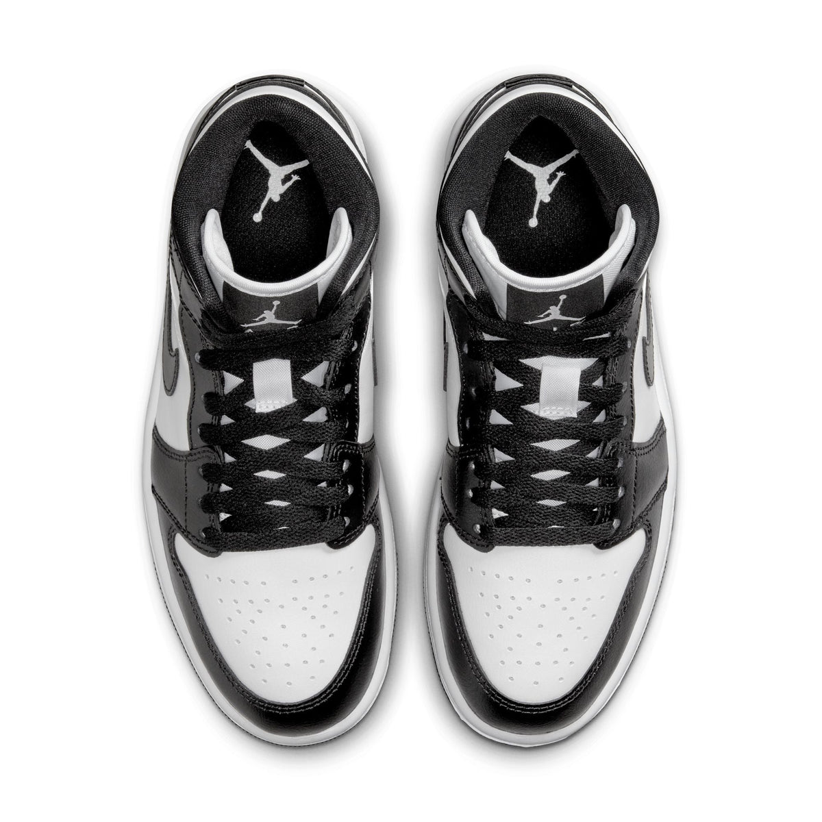 Womens Air Jordan 1 Mid White/Black