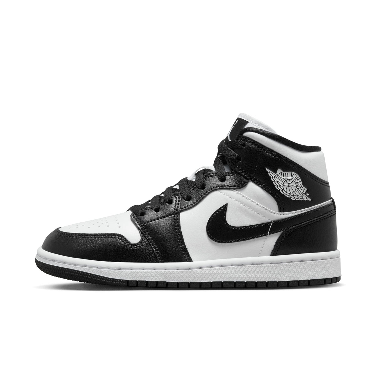 Womens Air Jordan 1 Mid White/Black