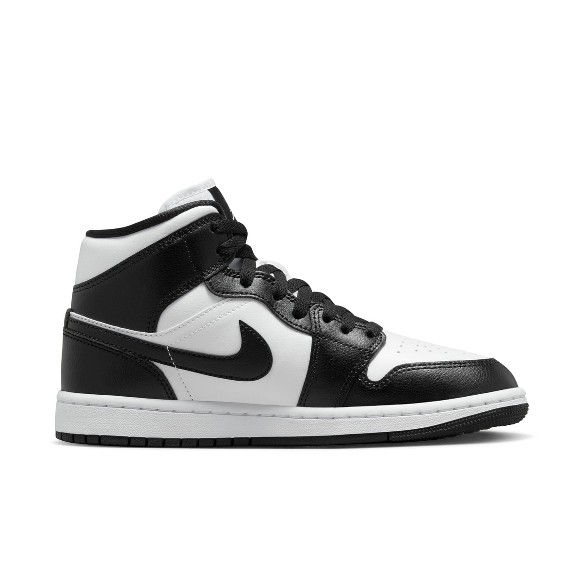 Womens Air Jordan 1 Mid White/Black