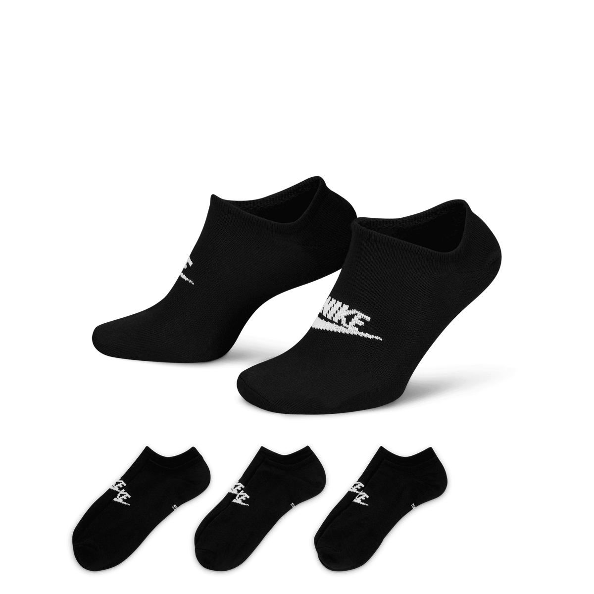 Nike Sportswear Everyday Essential No-Show Socks (3 Pairs) Unisex
