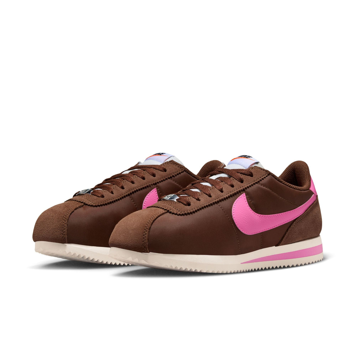 Womens Nike Cortez Textile Fauna Brown/Pink Spell