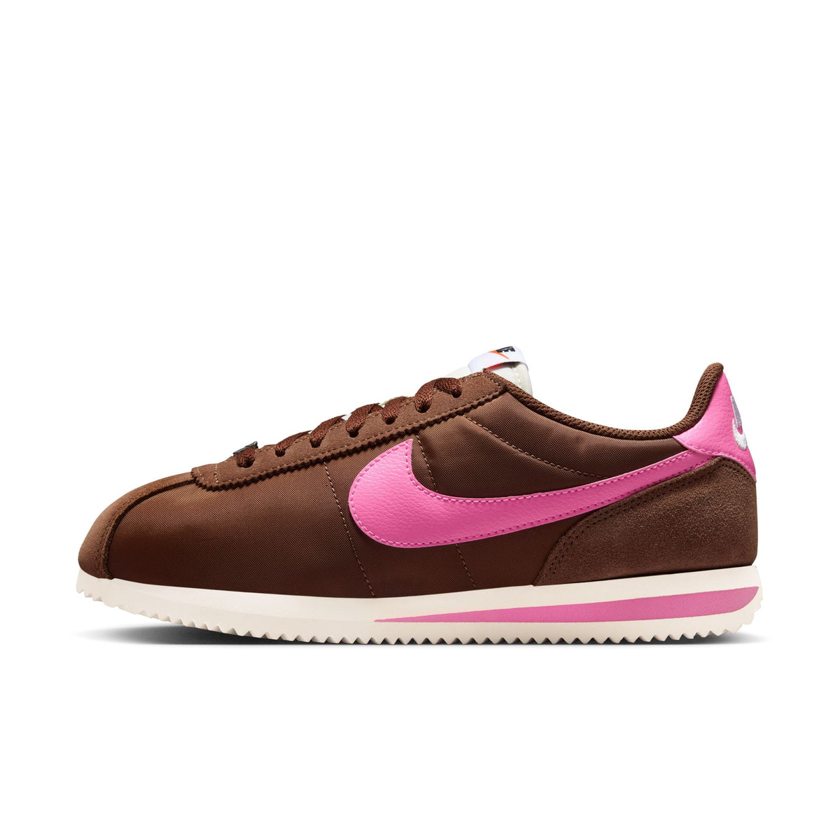 Womens Nike Cortez Textile Fauna Brown/Pink Spell