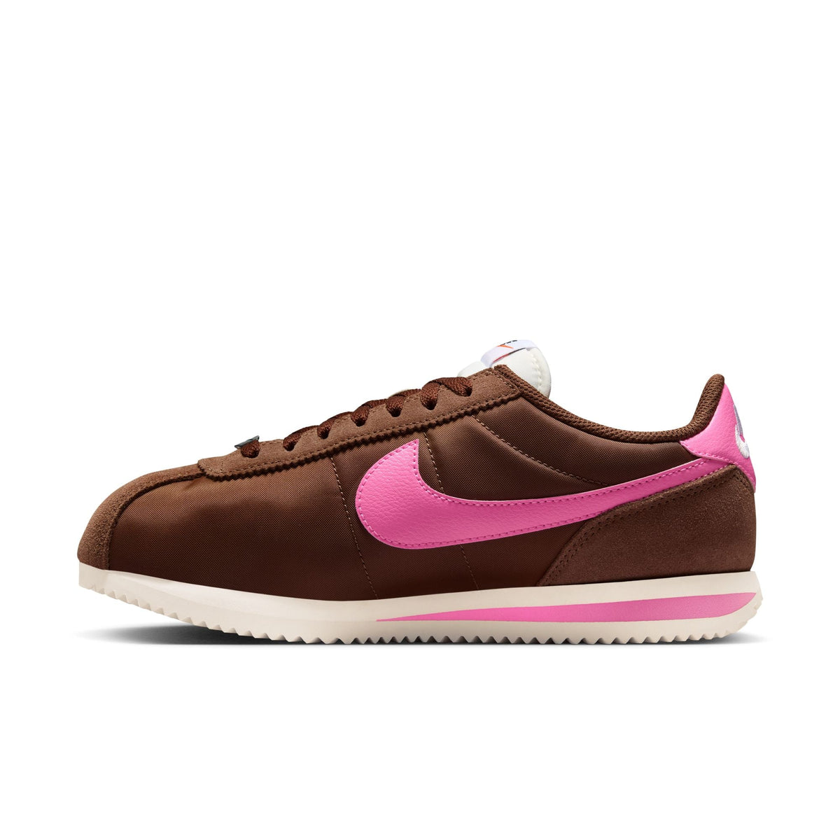 Womens Nike Cortez Textile Fauna Brown/Pink Spell