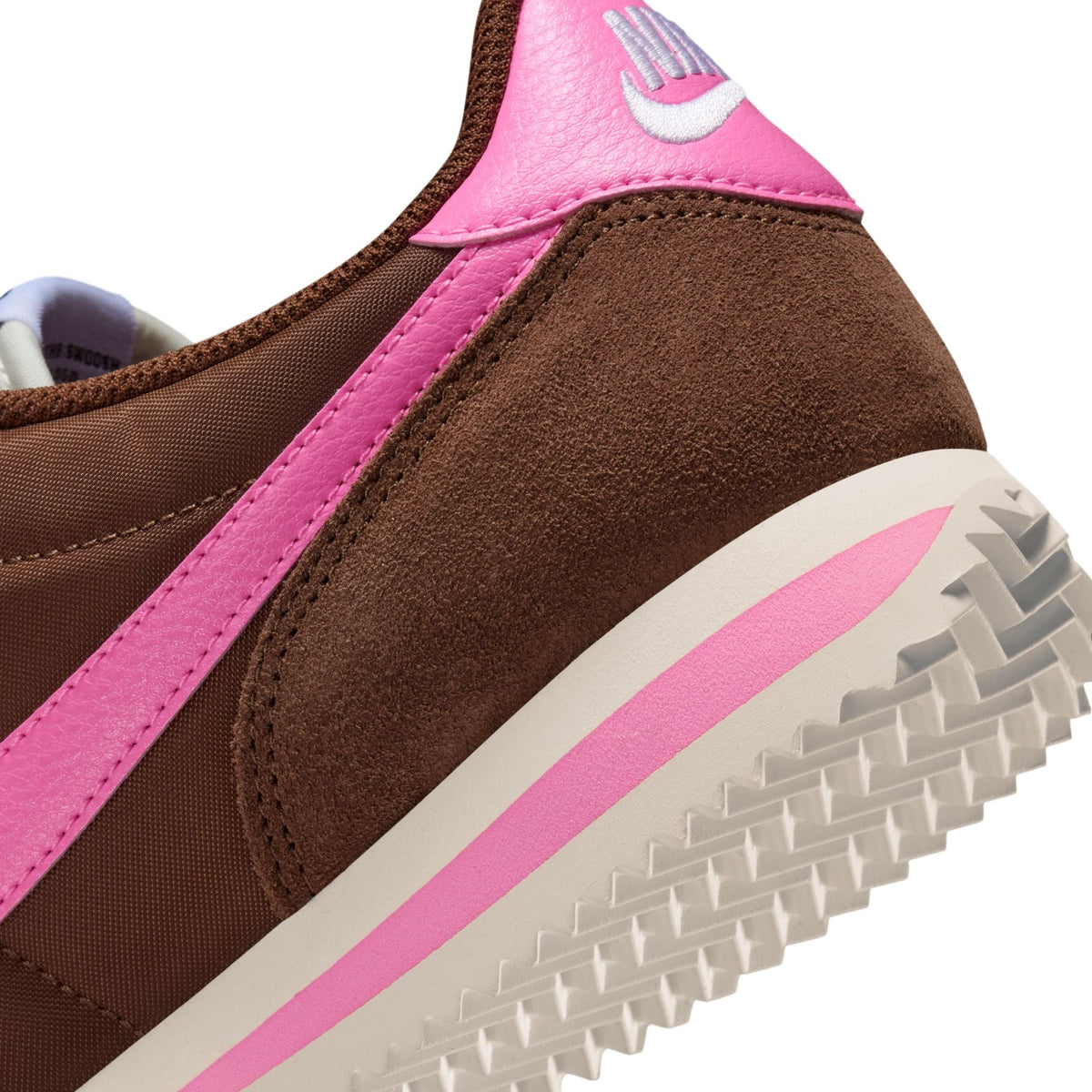 Womens Nike Cortez Textile Fauna Brown/Pink Spell