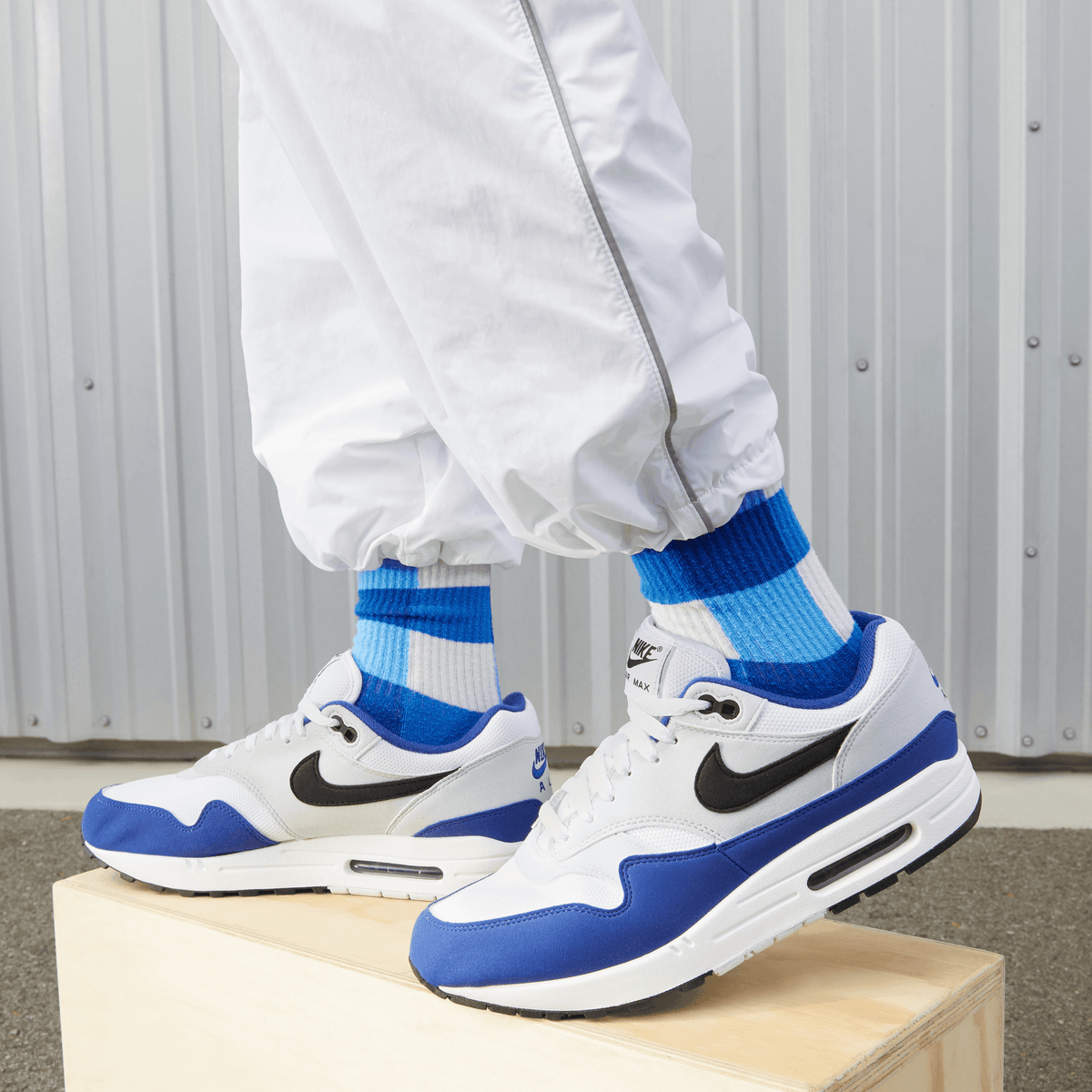 Mens Nike Air Max 1 Deep Royal Blue