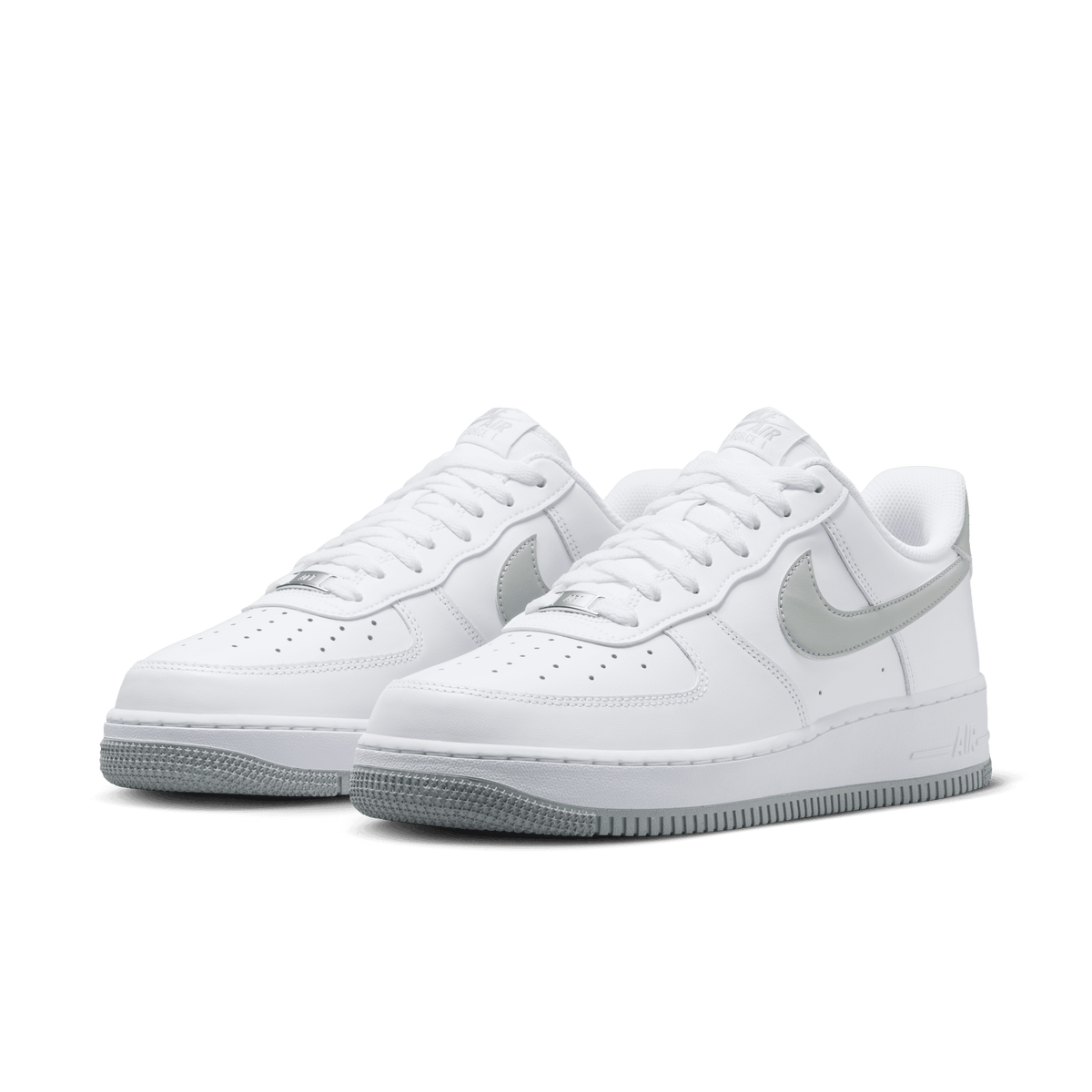 Mens Nike Air Force 1 07 Light Smoke Grey