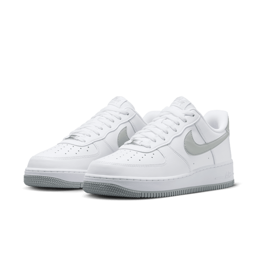 Mens Nike Air Force 1 07 Light Smoke Grey