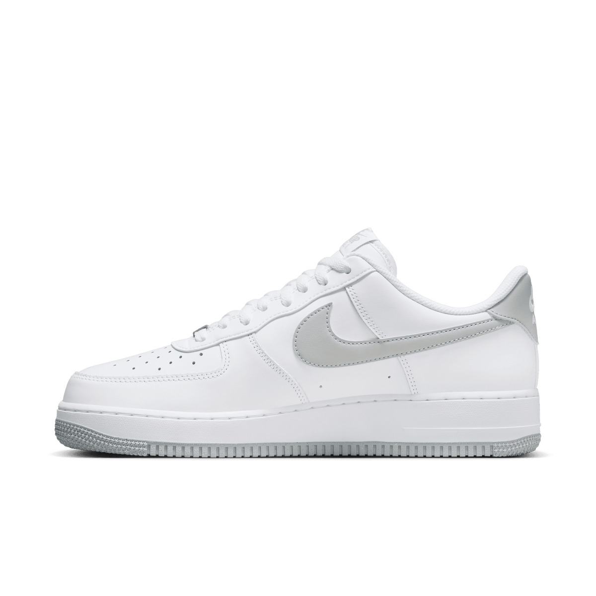 Mens Nike Air Force 1 07 Light Smoke Grey