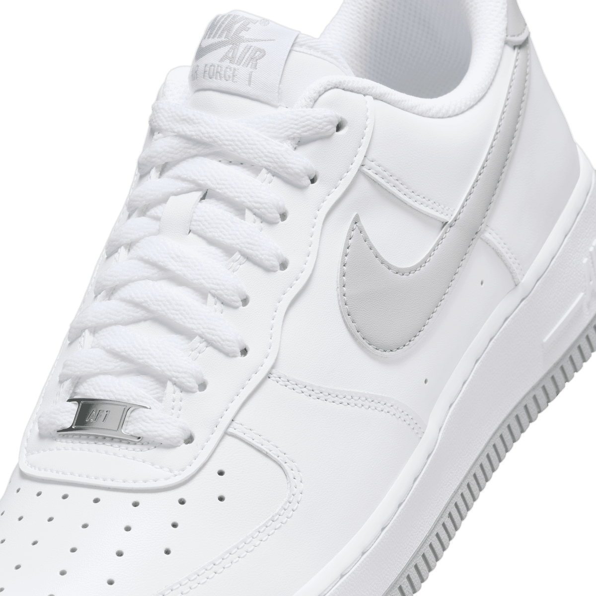 Mens Nike Air Force 1 07 Light Smoke Grey