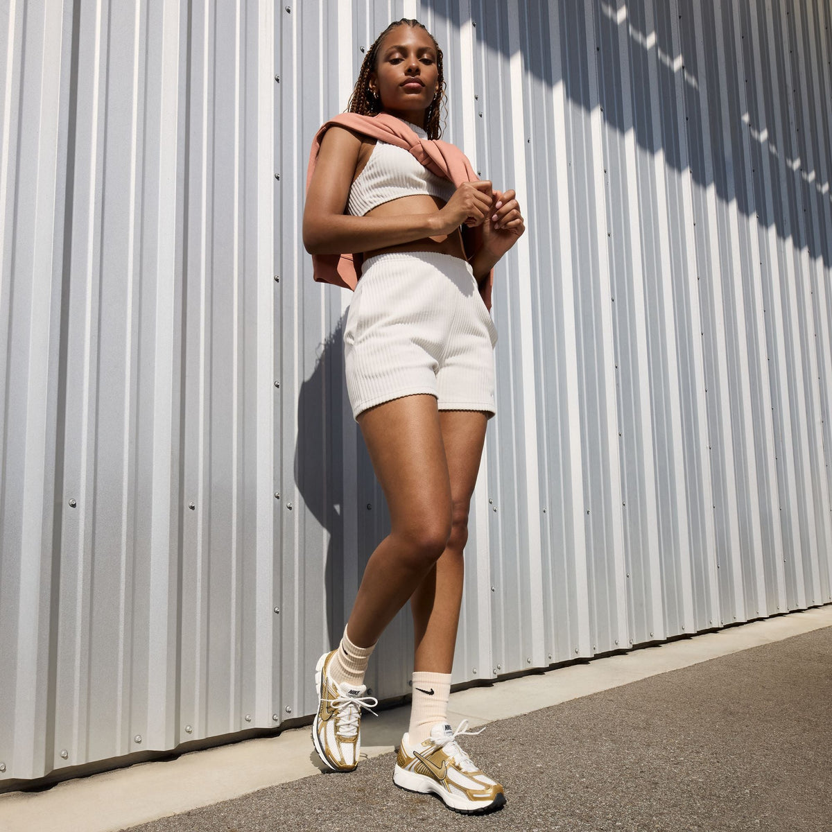Womens Nike Zoom Vomero 5 Gold