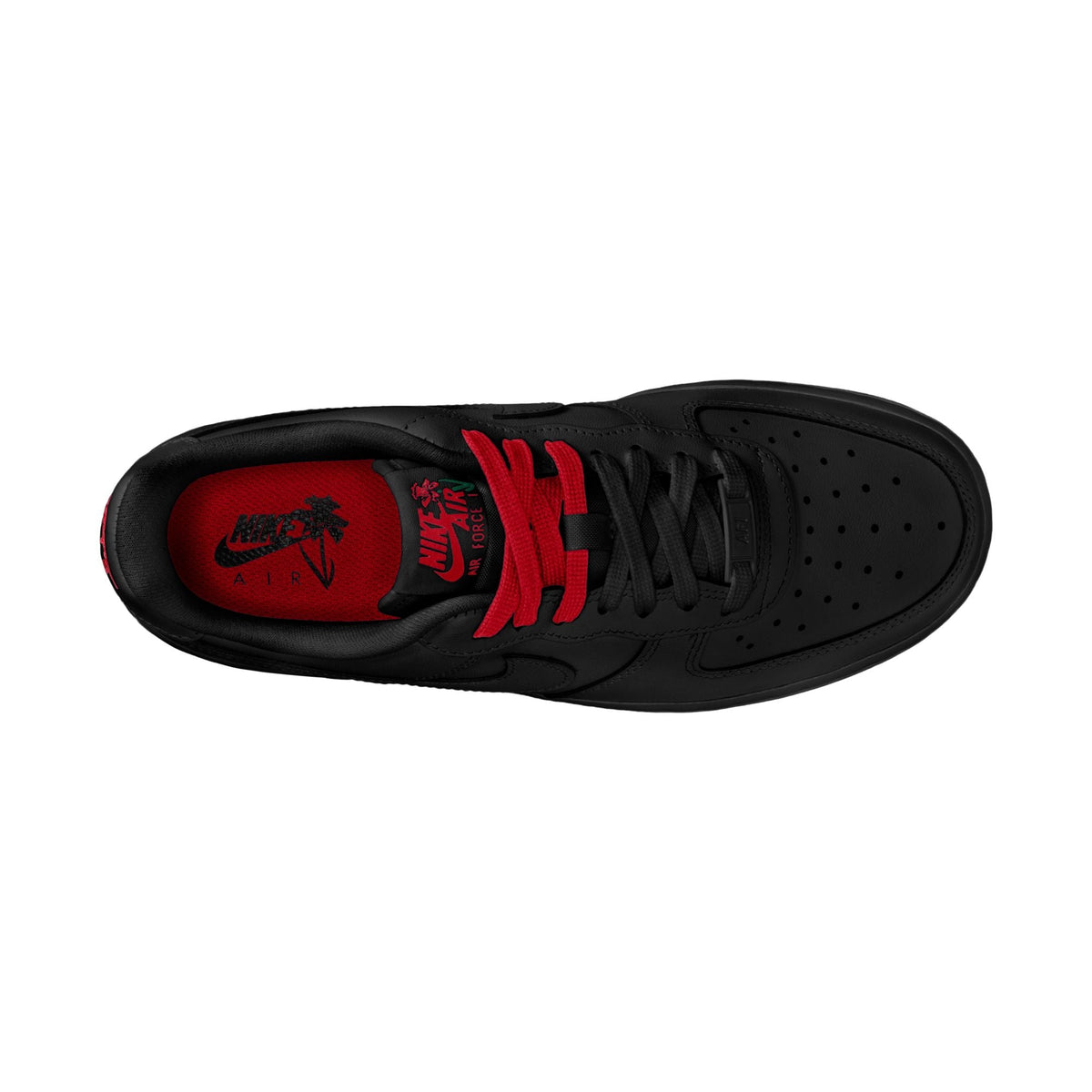 Womens Nike Air Force 1 07 SE Black/Red
