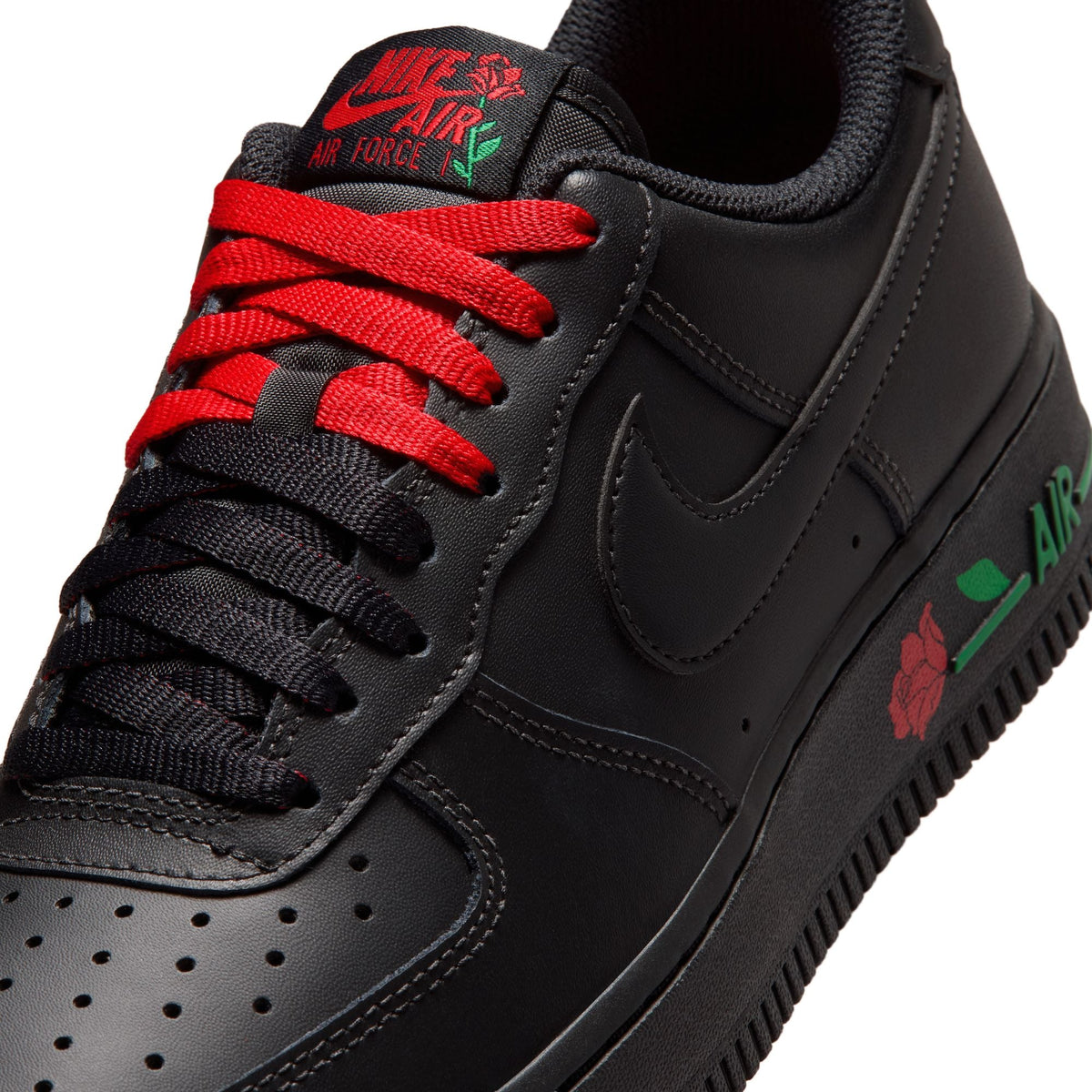 Womens Nike Air Force 1 07 SE Black/Red