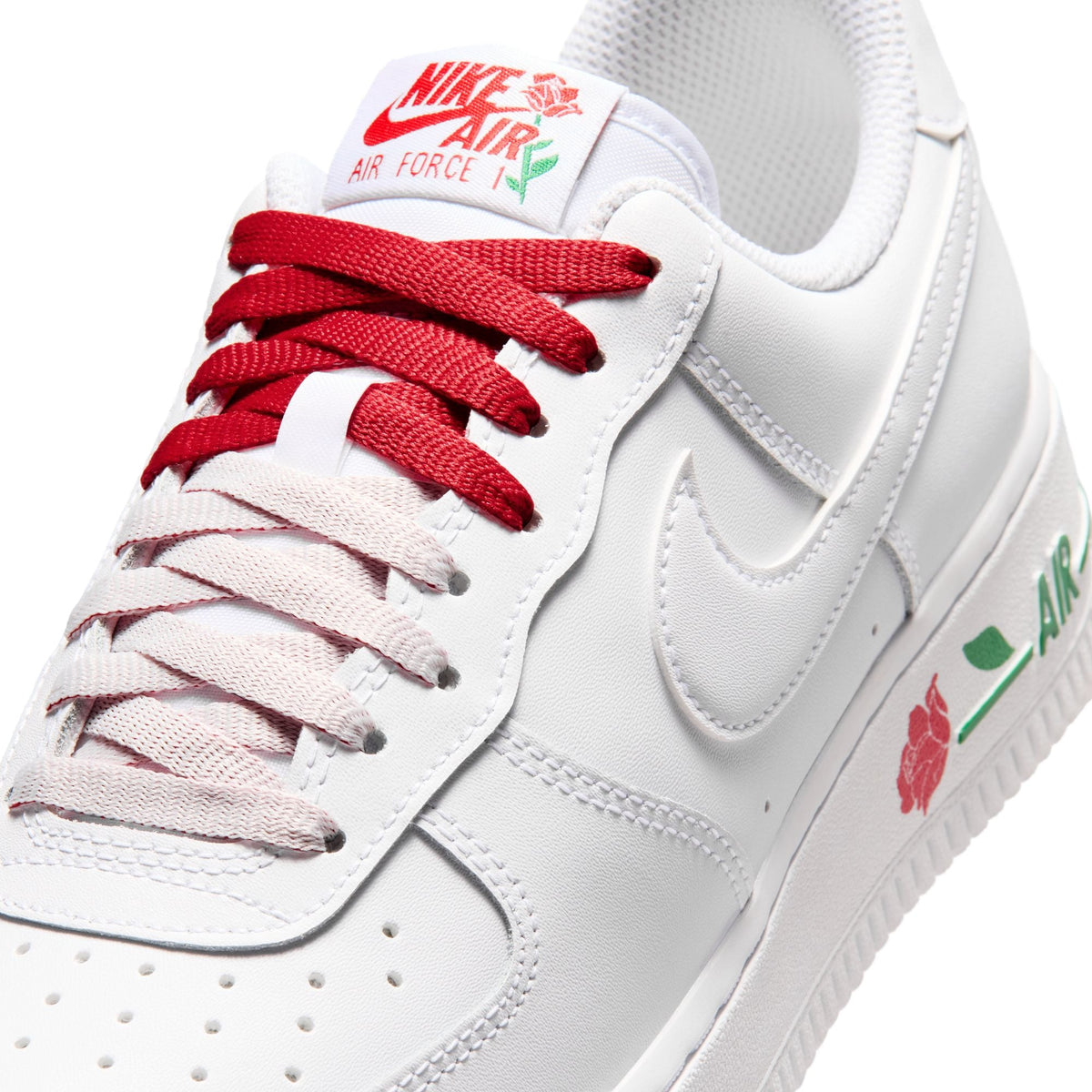 Womens Nike Air Force 1 07 SE Rose White/Red