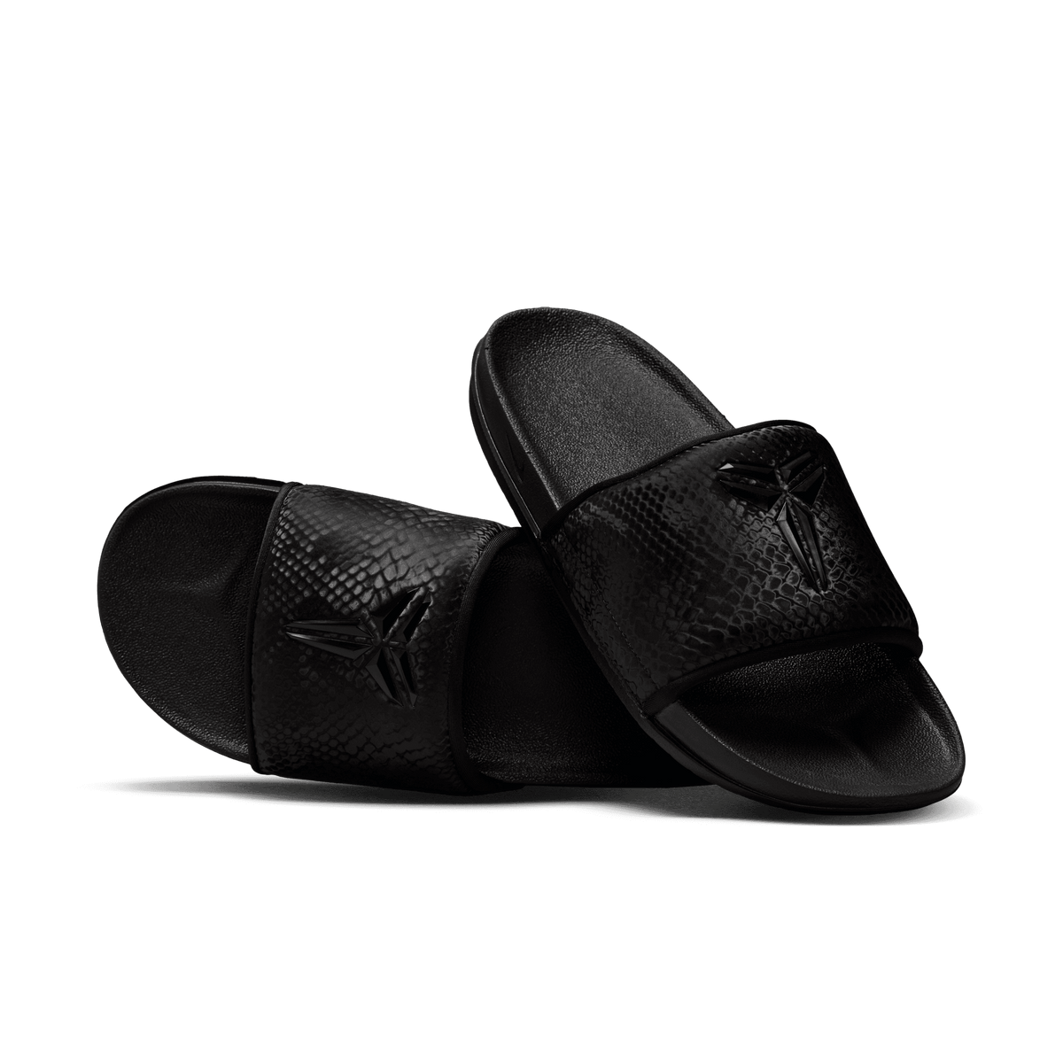 Mens Kobe Bryant Offcourt Slides Triple Black