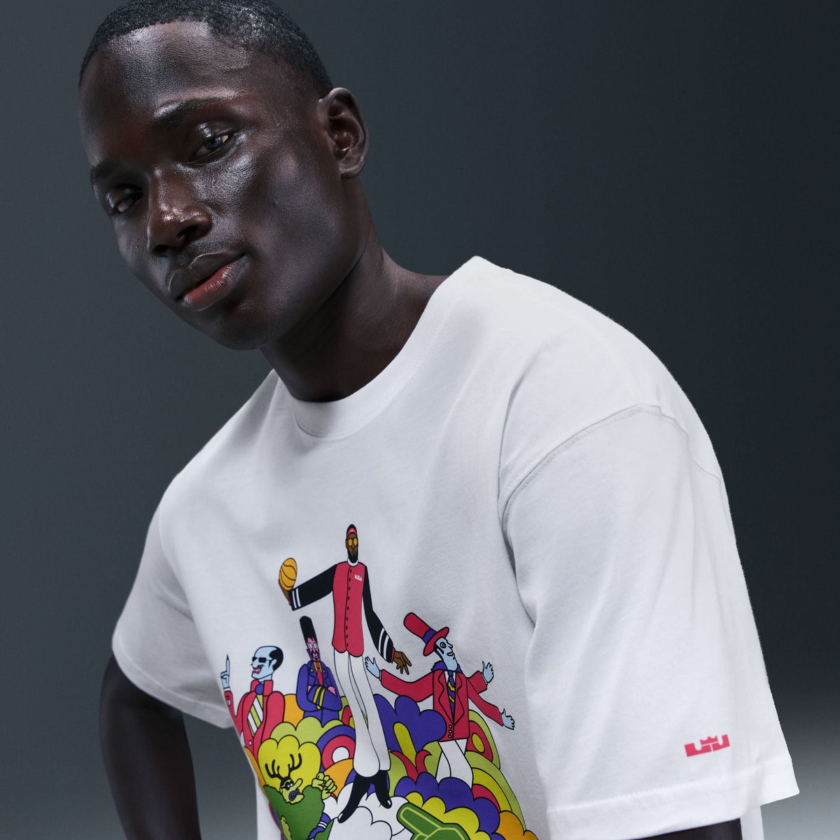 Nike LeBron Heat Wave T-Shirt White