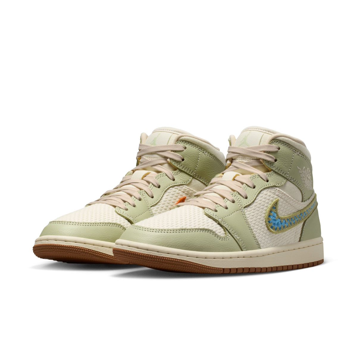 Womens Air Jordan 1 Mid SE Olive Aura