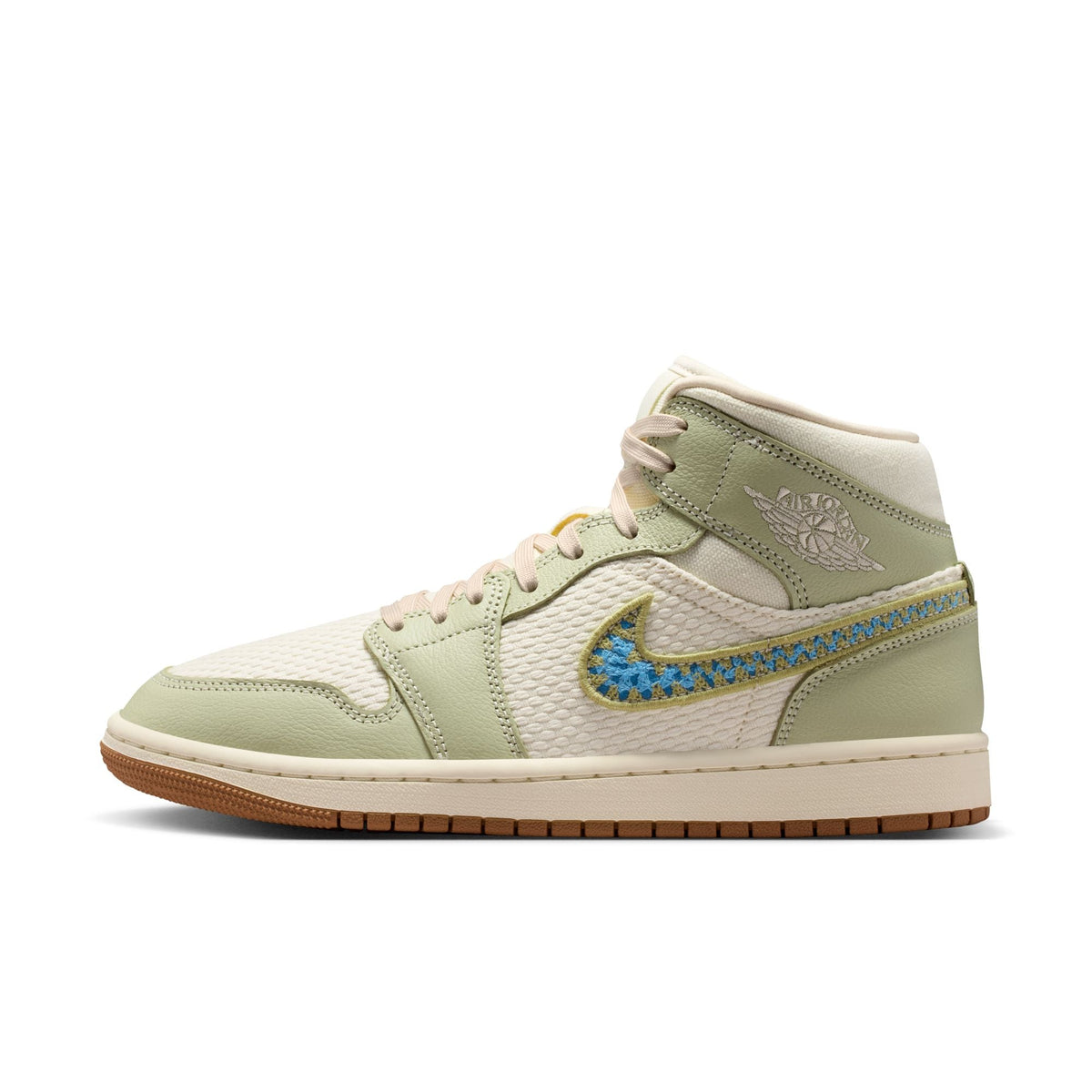 Womens Air Jordan 1 Mid SE Olive Aura