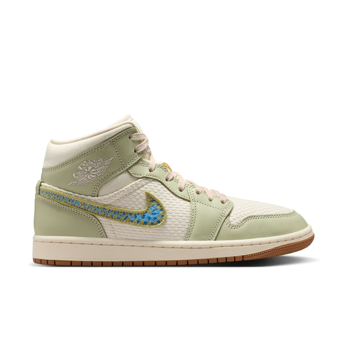 Womens Air Jordan 1 Mid SE Olive Aura