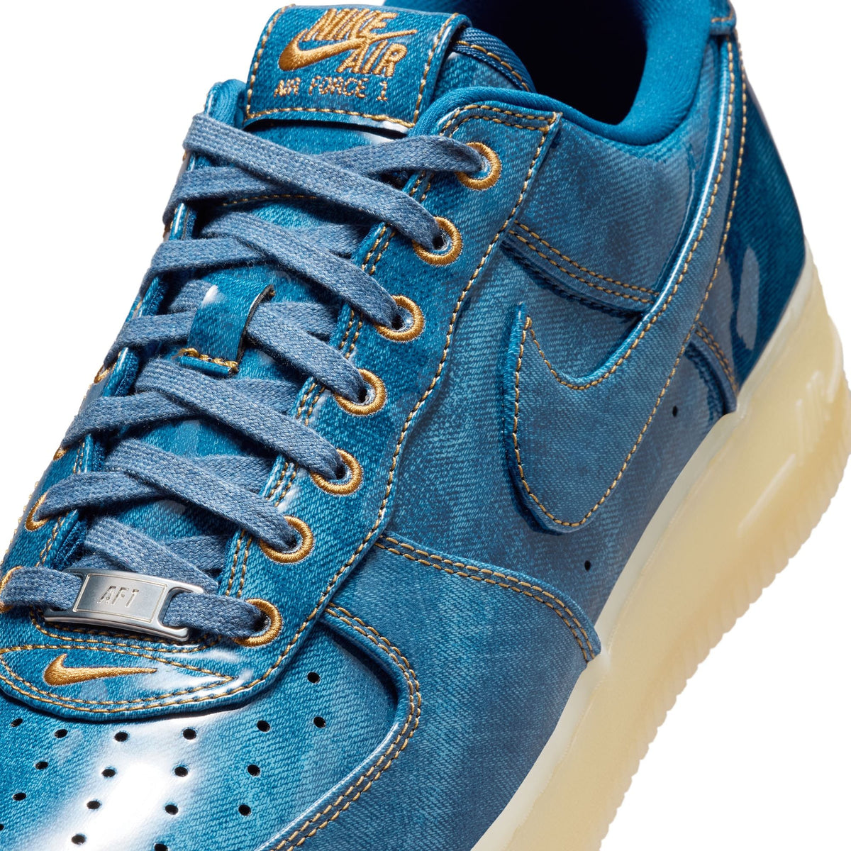 Nike Air Force 1 Retro Patent Denim