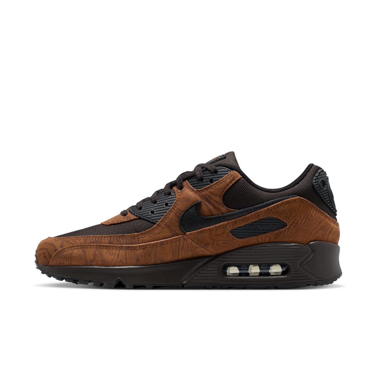 Nike Air Max 90 Premium Light British Tan Velvet Brown