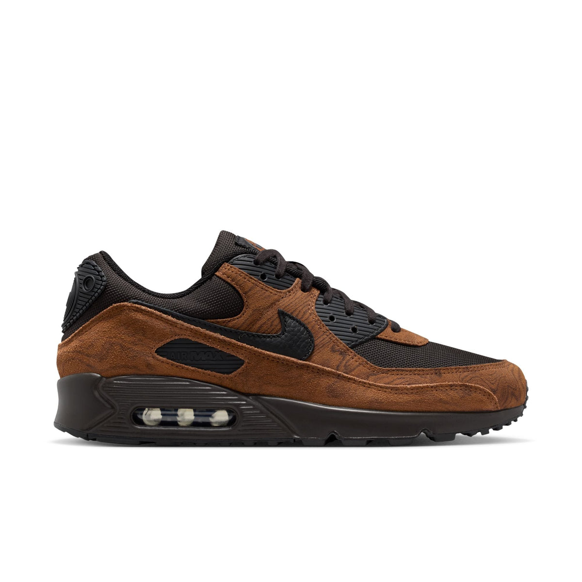Nike Air Max 90 Premium Light British Tan Velvet Brown