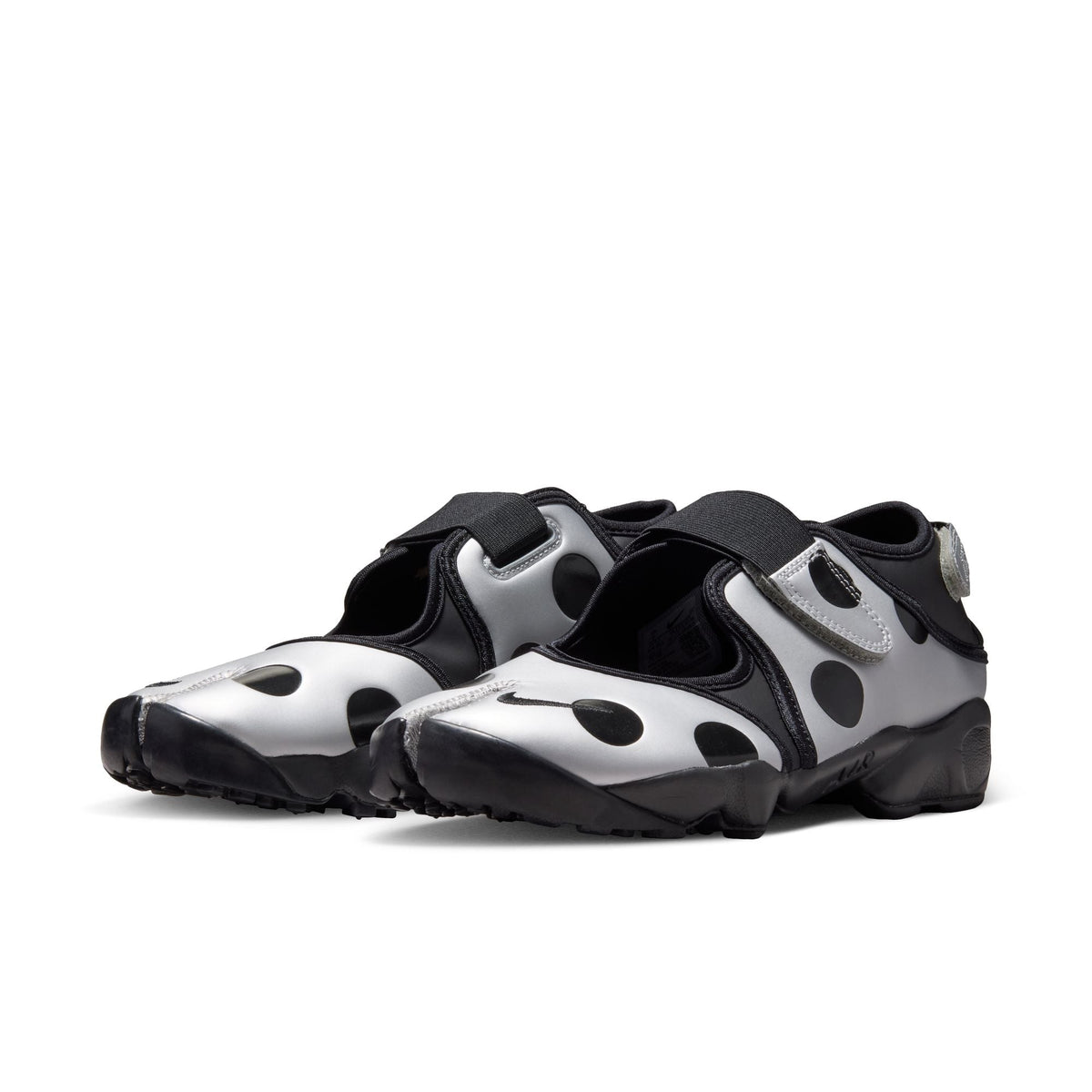 Womens Nike Air Rift Polka Dot Black/Metallic Silver