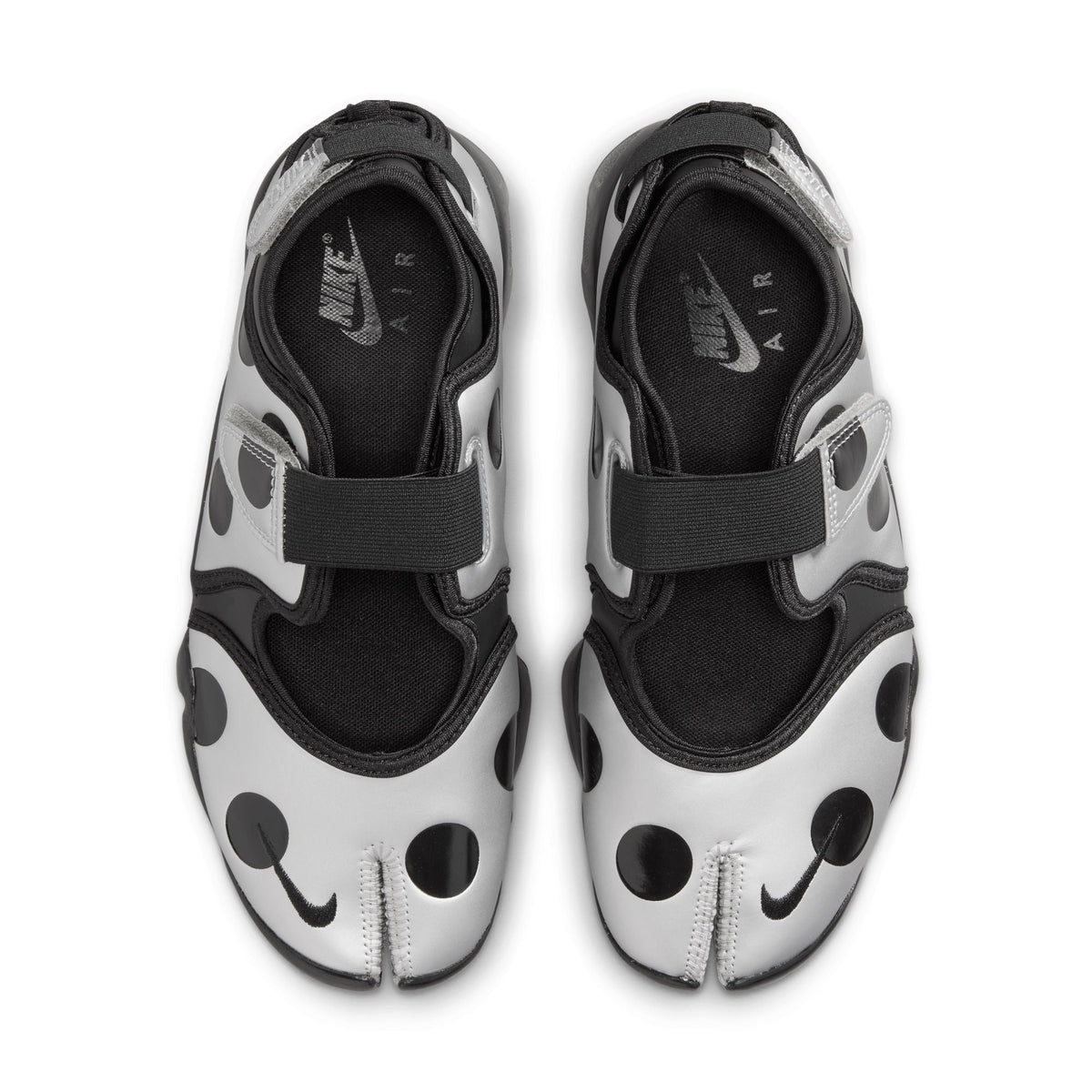 Womens Nike Air Rift Polka Dot Black/Metallic Silver