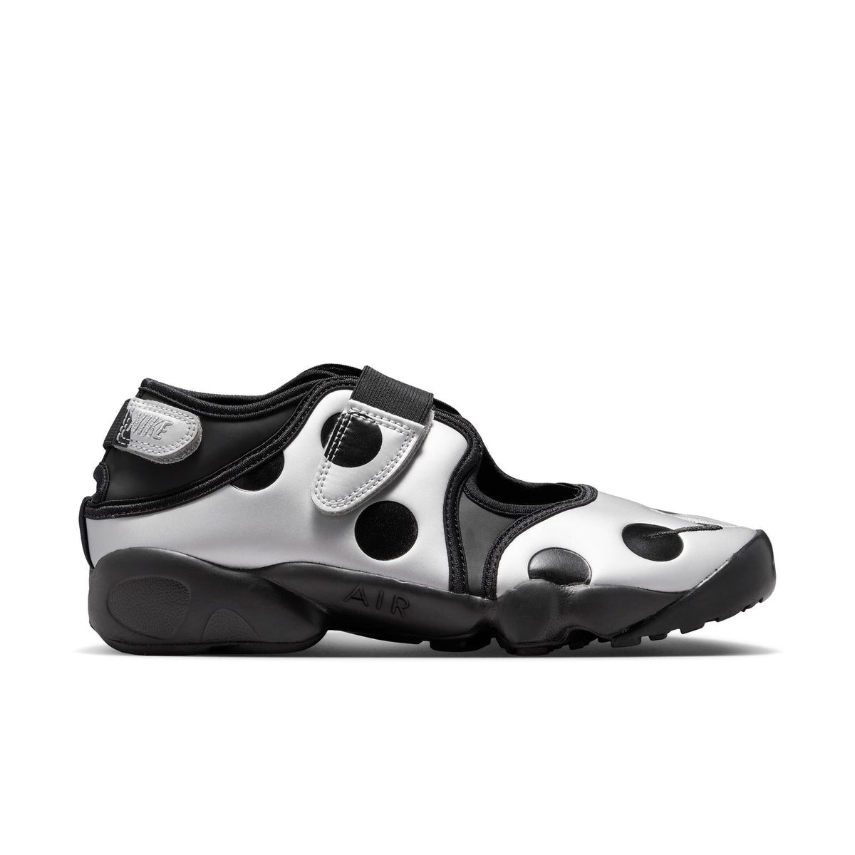 Womens Nike Air Rift Polka Dot Black/Metallic Silver