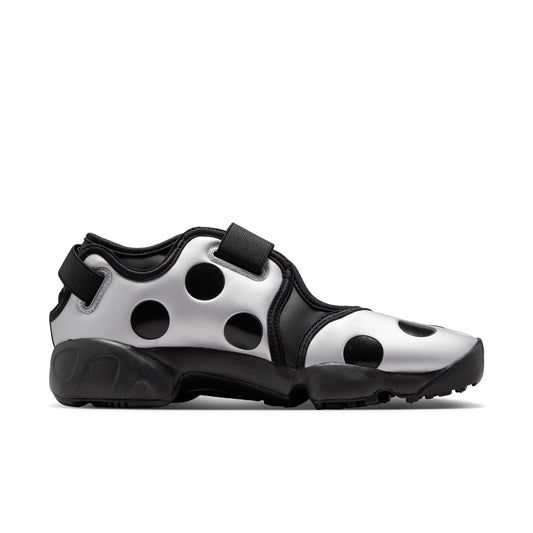 Womens Nike Air Rift Polka Dot Black/Metallic Silver