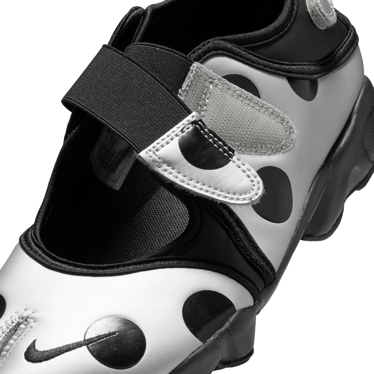 Womens Nike Air Rift Polka Dot Black/Metallic Silver