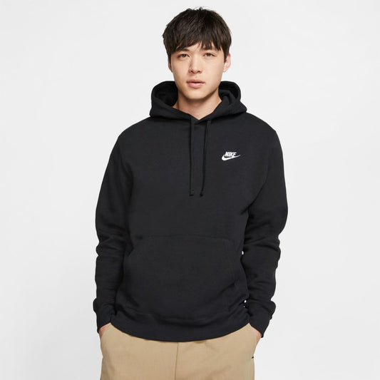 Mens Nike Sportswear Club Fleece Pullover Hoodie Black