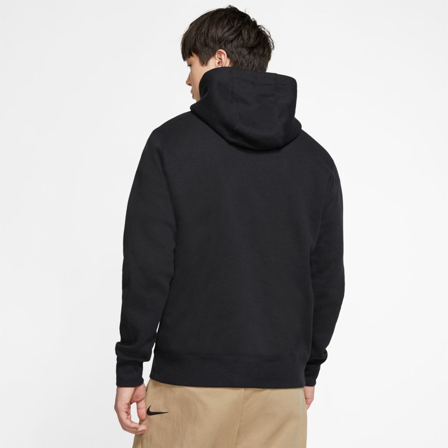 Mens Nike Sportswear Club Fleece Pullover Hoodie Black