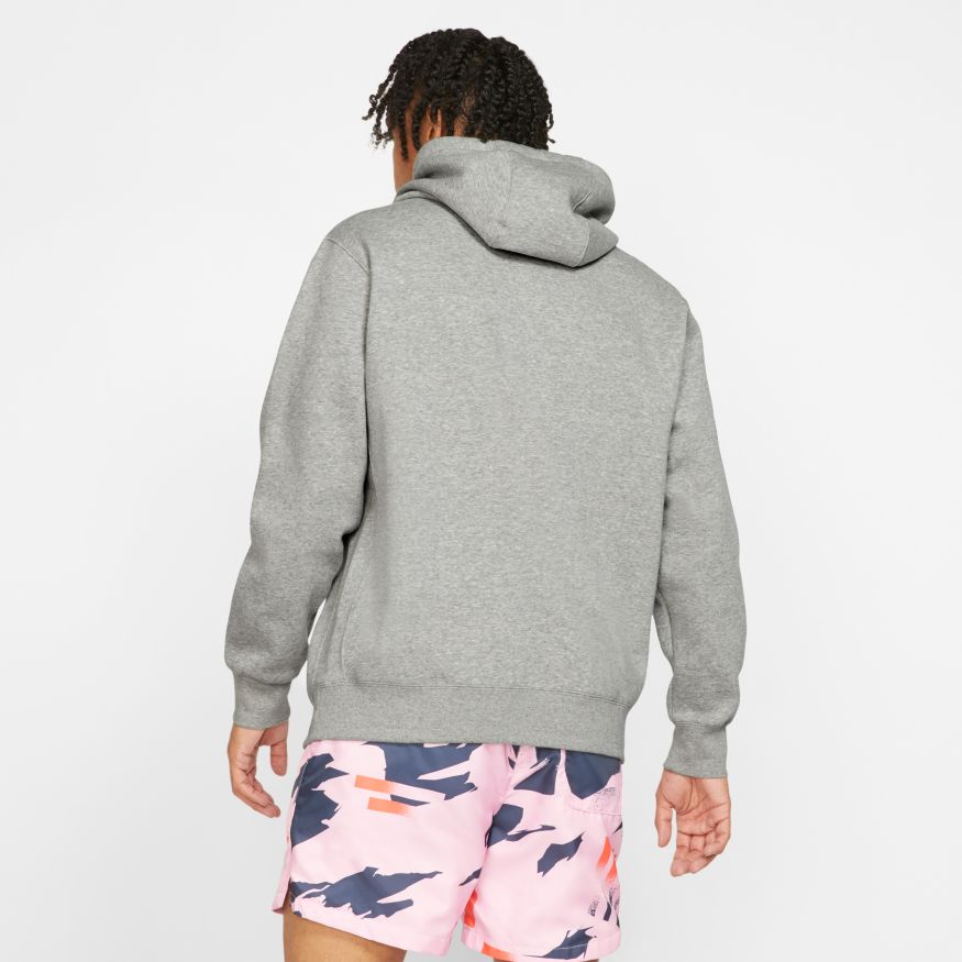 Mens Nike Sportswear Club Fleece Pullover Hoodie DK Grey Heather