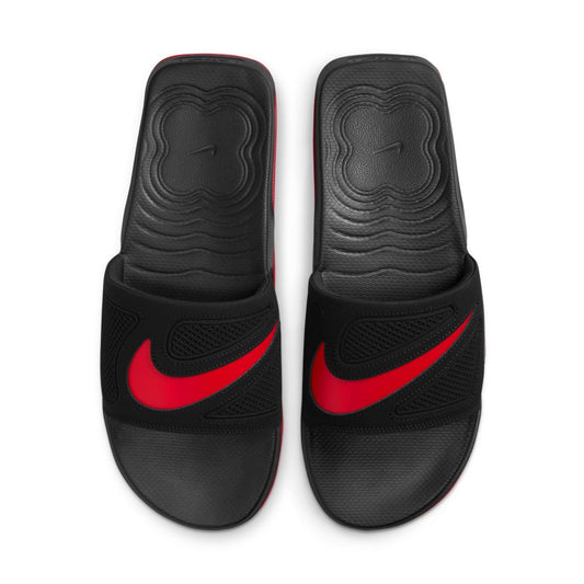 Mens Nike Air Max Cirro Slides Black University Red