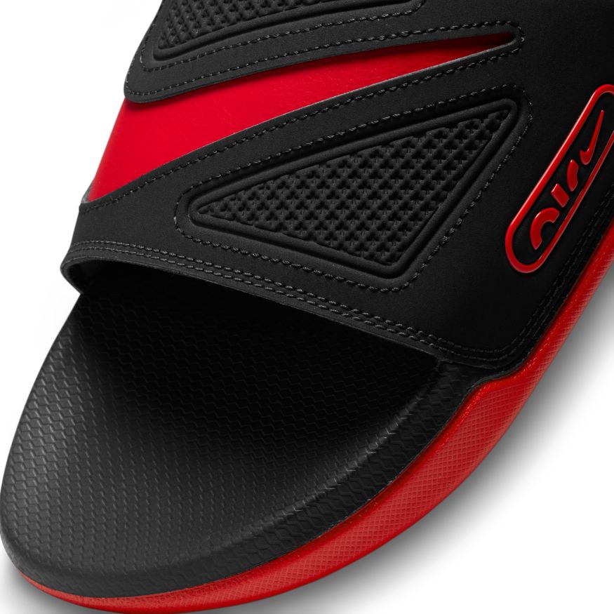 Mens Nike Air Max Cirro Slides Black University Red