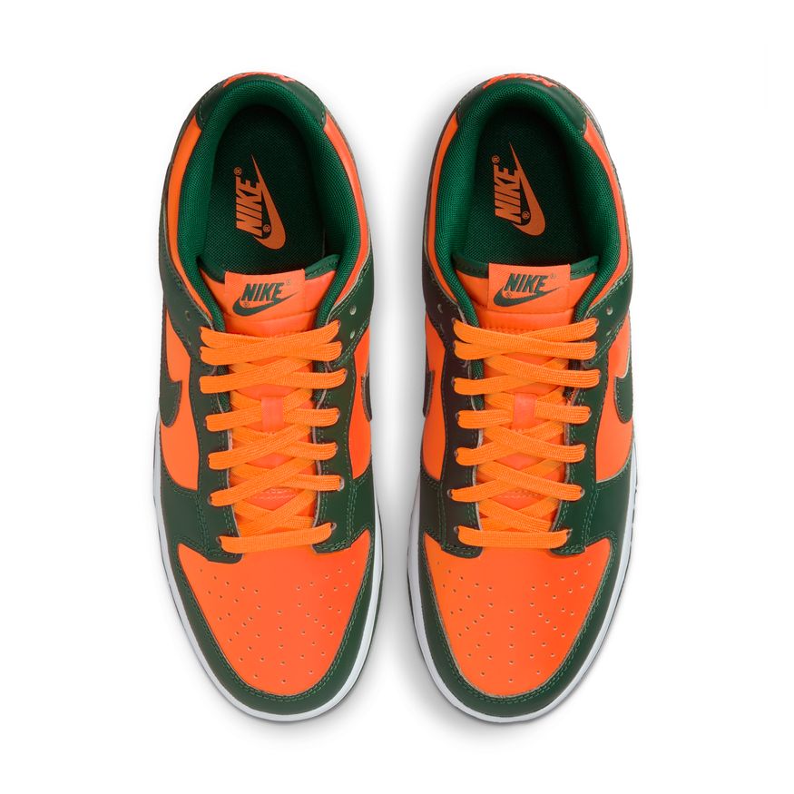 Mens Nike Dunk Low Retro Miami Hurricanes