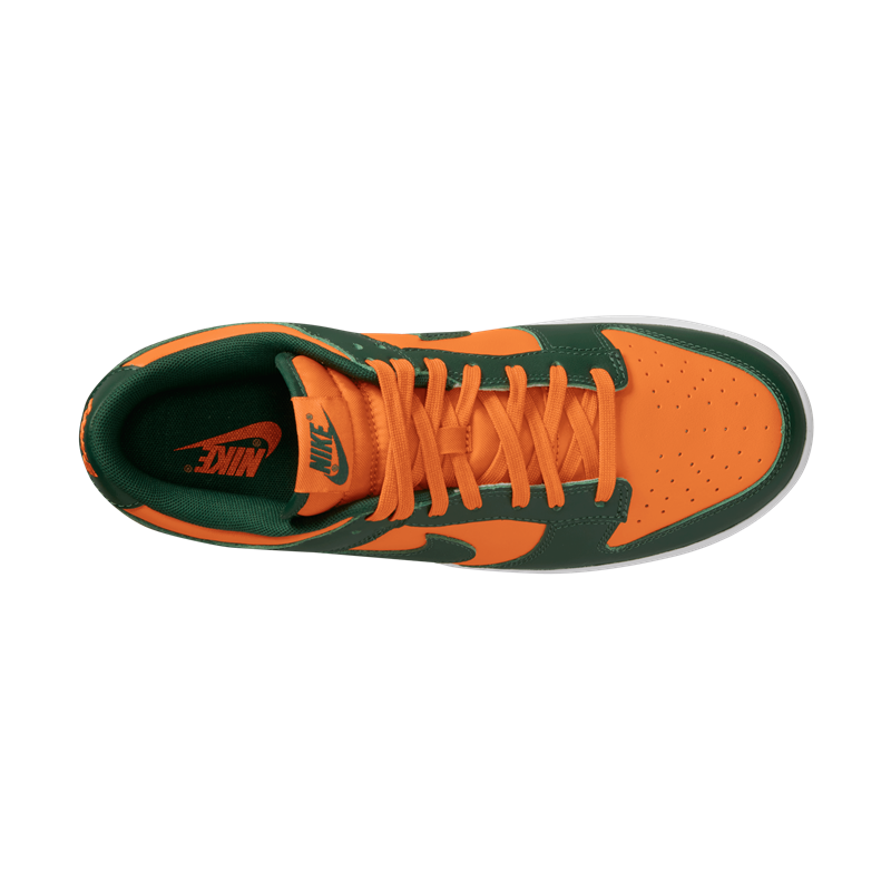 Mens Nike Dunk Low Retro Miami Hurricanes