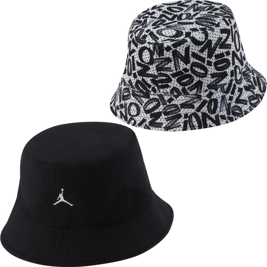Zion Graphic Reversible Bucket Cap Black White (Unisex)
