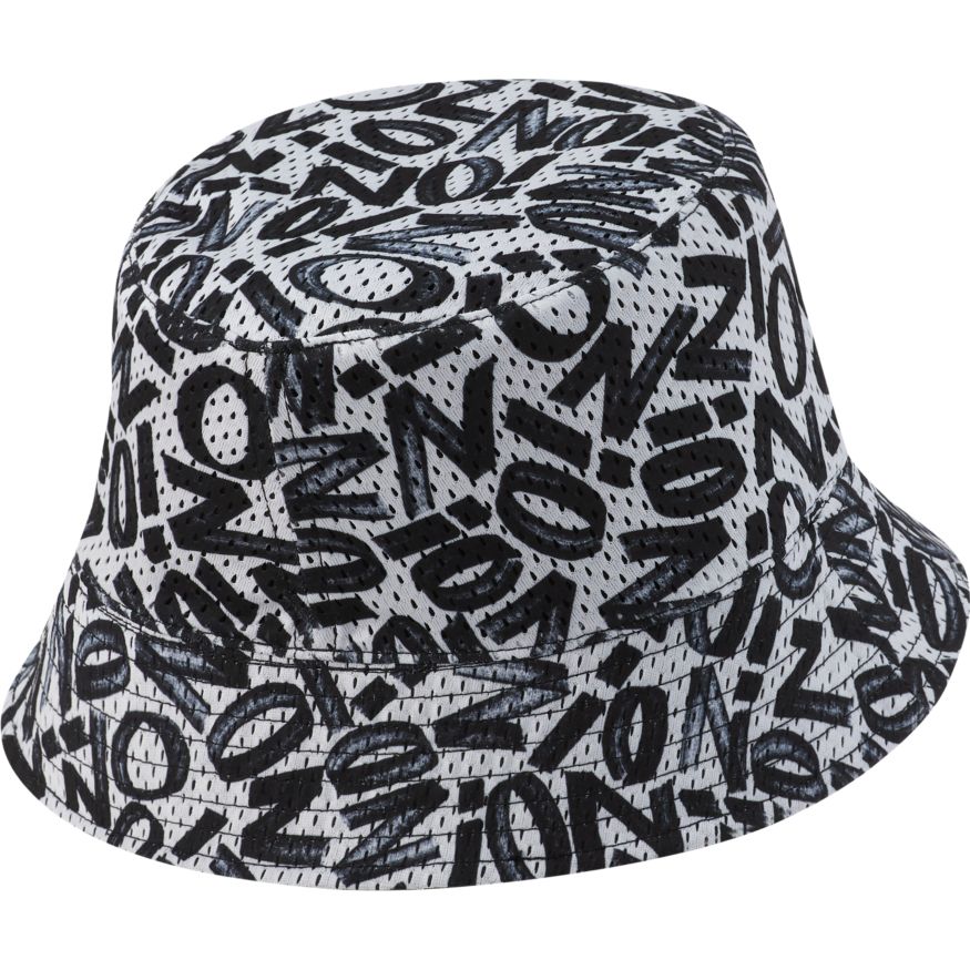 Zion Graphic Reversible Bucket Cap Black White (Unisex)