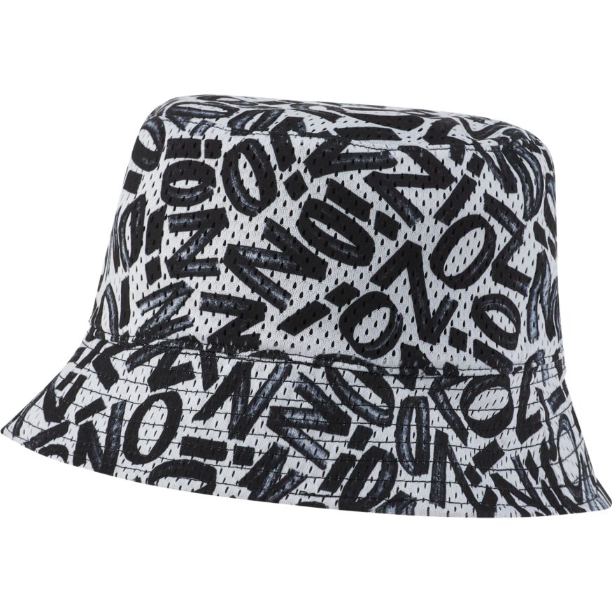 Zion Graphic Reversible Bucket Cap Black White (Unisex)