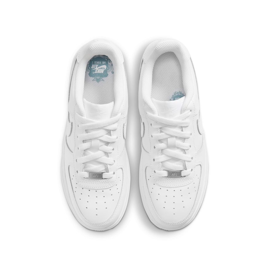 Big Kids Nike Air Force 1 LE Triple White