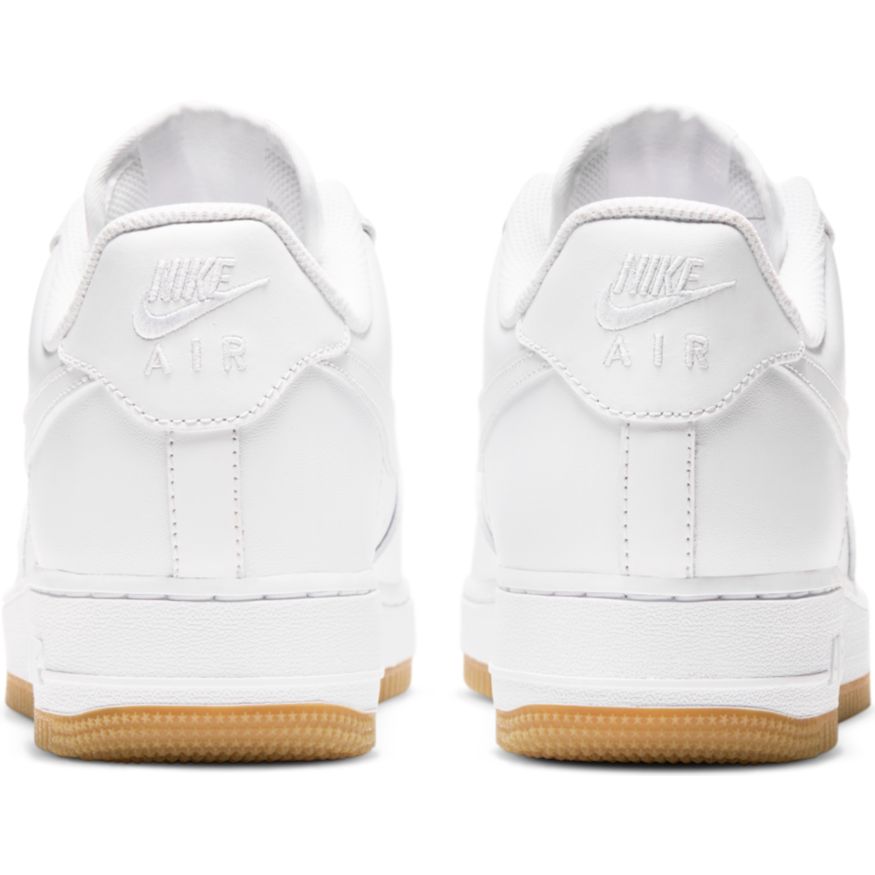 Mens Nike Air Force 1 07 White Gum Light Brown