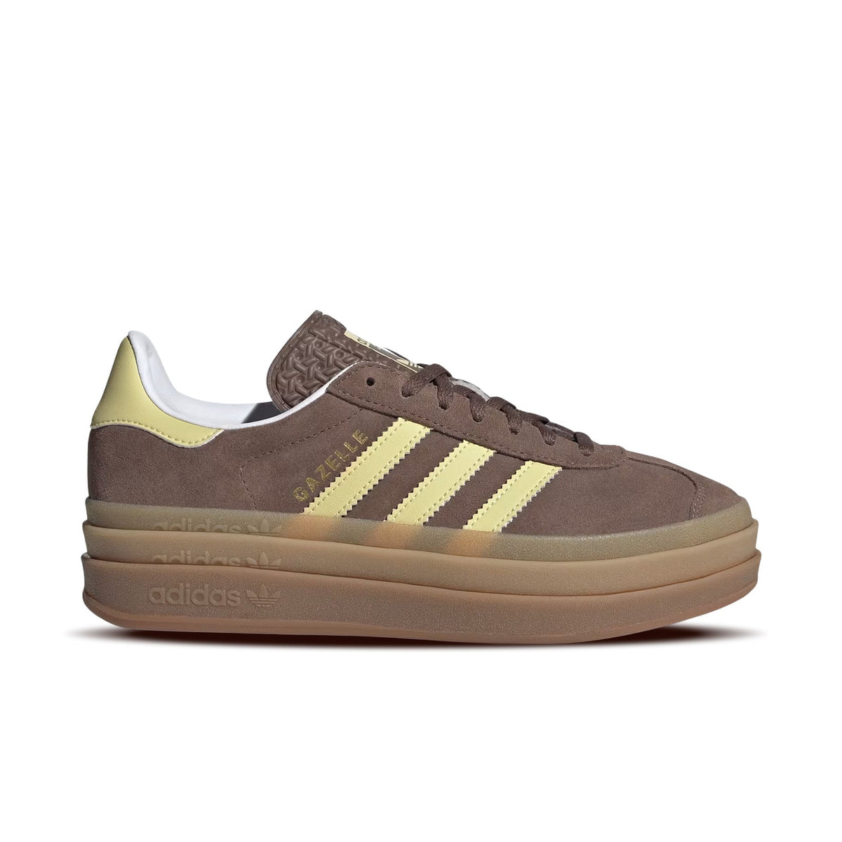Womens adidas Gazelle Bold Earth Strata/Powder Yellow