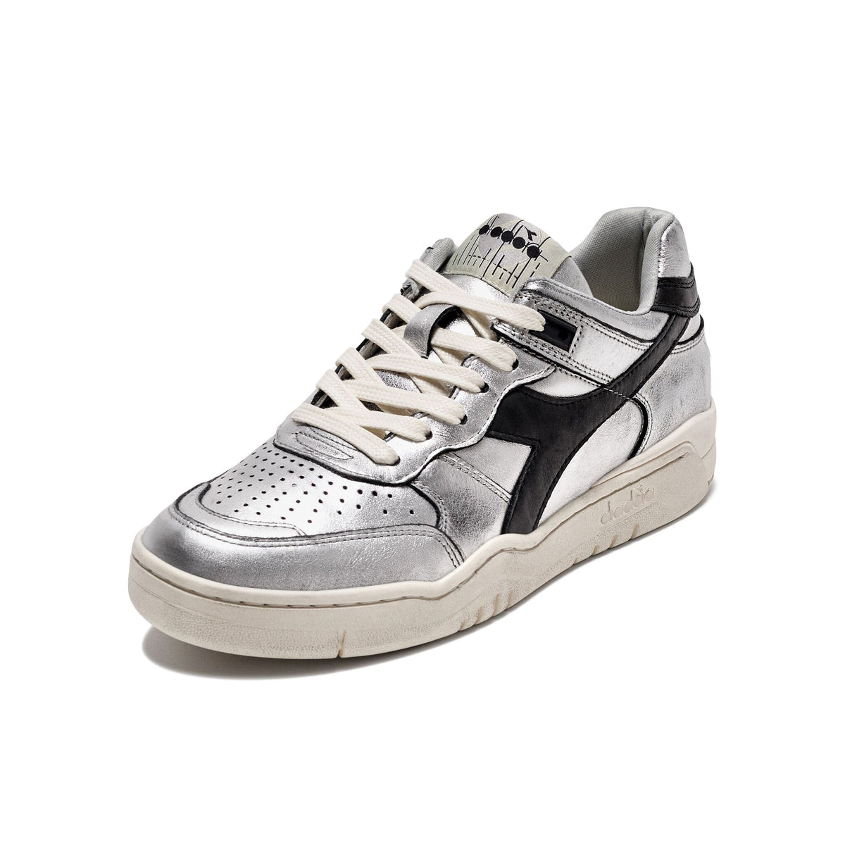 Diadora B.560 Silver Used WN Silver Metallized/Black